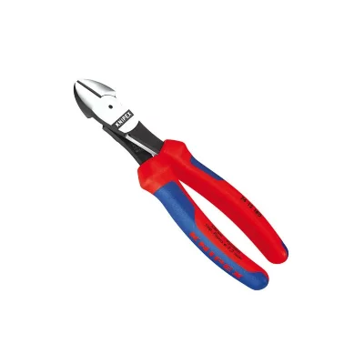 KNIPEX Pince coupante - cot&eacute; - forte d&eacute;multiplication - 180 mm