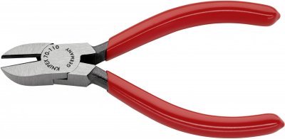 KNIPEX Pince Coupante De C&ocirc;t&eacute; 110mm - T&ecirc;te &Eacute;troite - Pvc - Finition Polie