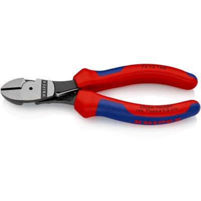 KNIPEX Pince Coupante De C&ocirc;t&eacute; D&eacute;multipli&eacute;e 160mm - Avec Ressort - Bi-mati&egrave;re