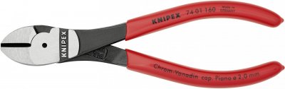 KNIPEX Pince Coupante De C&ocirc;t&eacute; D&eacute;multipli&eacute;e 160mm - Gainage Pvc - T&ecirc;te Polie