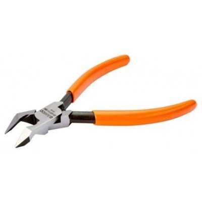 BAHCO Pince coupante diagonale 45&deg;,, poign&eacute;es gain&eacute;es PVC, finition phosphat&eacute;e, 154 mm 