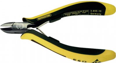 BERNSTEIN TOOLS FOR ELECTRONICS Pince coupante diagonale avec facette Bernstein 3-655-15 125 mm
