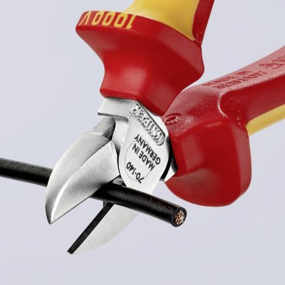 KNIPEX Pince coupante diagonale avec facette  70 06 140 140 mm