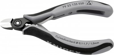 KNIPEX Pince coupante diagonale sans facette  79 22 125 ESD 125 mm