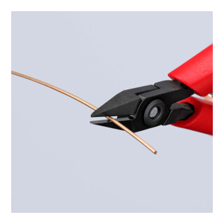 KNIPEX Pince Coupante &Eacute;lectronique De C&ocirc;t&eacute; 125mm - Avec Ressort - Gainage Pvc