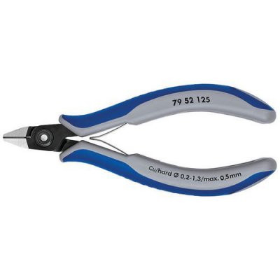 KNIPEX Pince coupante &eacute;lectronique de pr&eacute;cision longueur 125 mm forme 5 facette oui, tr 7952125