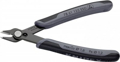 KNIPEX Pince coupante &eacute;lectronique -  - Coupante - L.125mm - Gris
