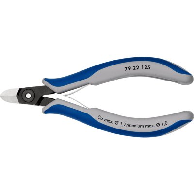 KNIPEX Pince Coupante &Eacute;lectronique Sans Biseau 125mm - Ressort - Bi-mati&egrave;re