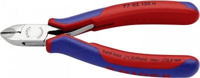 KNIPEX Pince Coupante &Eacute;lectronique Tranchants Au Carbure 120mm - Bi-mati&egrave;re