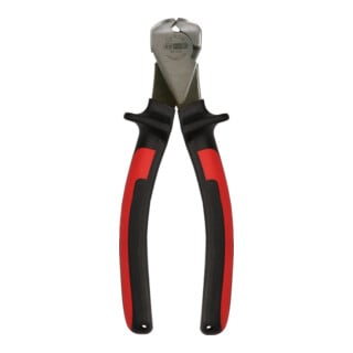 KS TOOLS Pince coupante frontale &agrave; poign&eacute;es bi-composants, L. 160 mm