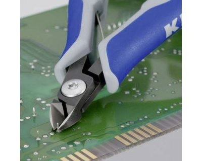 KNIPEX Pince Coupante Mini-t&ecirc;te Sans Biseau 120mm - Avec Ressort