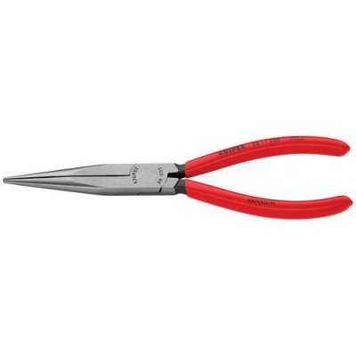 KNIPEX Pince De M&eacute;canicien 200mm Demi-ronde Stri&eacute;e - Gainage Pvc - T&ecirc;te Polie