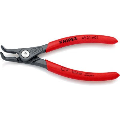 KNIPEX Pince de pr&eacute;cision pour circlips ext&eacute;rieurs 3-10 mm coud&eacute;e 