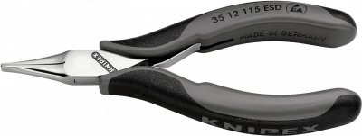 KNIPEX Pince De Pr&eacute;hension - Becs Plats Lisses - 115mm - Esd - Polie Miroir