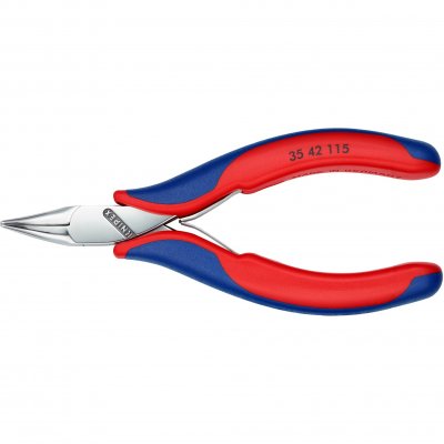 KNIPEX Pince De Pr&eacute;hension - Becs Plats Lisses 45&deg; - 115mm - Bi-mati&egrave;re