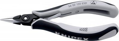 KNIPEX Pince De Pr&eacute;hension De - Becs Demi-ronds Stri&eacute;s - 130mm - Esd