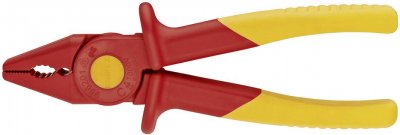 KNIPEX Pince de pr&eacute;hension en plastique isol&eacute;e VDE, 180mm,  98 62 01