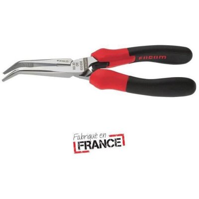 FACOM Pince demi-ronde  bec long effil&eacute; 200mm