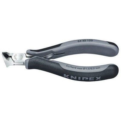 KNIPEX Pince &Eacute;lectronique De Devant Petit Biseau 120mm 15&deg; Bi-mati&egrave;re Esd