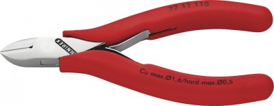 KNIPEX Pince &Eacute;lectronique Petit Biseau 115mm - Serre-fils - Ressort Gaine Pvc