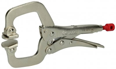 KS TOOLS Pince &eacute;tau  m&acirc;choires amovibles - 170 mm - 240g - 115.1073