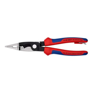 KNIPEX Pince Multifonctions &Eacute;lectricien - Bi-mati&egrave;re - Oeillet Antichute