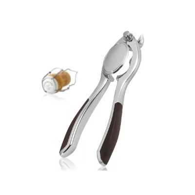 VACUVIN Pince ouvre bouteille champagne -  - Argent -