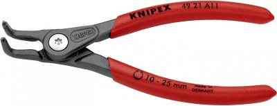 KNIPEX Pince Pour Circlips Ext&eacute;rieurs Coud&eacute;e &Agrave; 90&deg; De 10 &Agrave; 25mm - Gainage Pvc