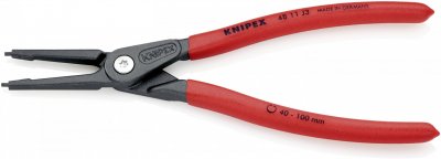 KNIPEX Pince pour circlips int&eacute;rieurs  de 40 &agrave; 100mm - 225mm - Gainage PVC - ( Prix pour 1 )