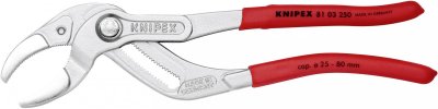 KNIPEX Pince pour siphon et connecteurs chrom&eacute;e - 25 mm - ouverture 80mm