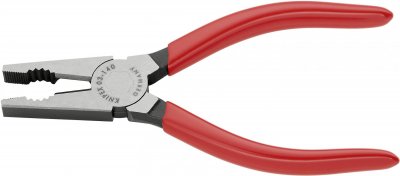 KNIPEX Pince Universelle 140mm Avec Tranchant - Gainage Pvc - T&ecirc;te Polie