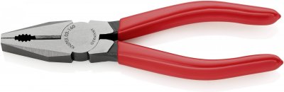 KNIPEX Pince Universelle 160mm Avec Tranchant - Gainage Pvc - T&ecirc;te Polie