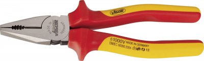 VIGOR Pince universelle VDE -  - Longueur totale 180 mm - Rouge
