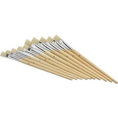 GENERIQUE Pinceau de Surface ZAHN Pinsel E10710-08 Soie de Porc 10 pi&egrave;ces