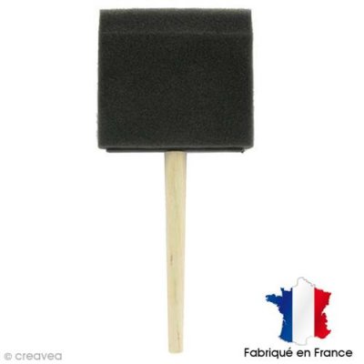 CLEOPATRE Pinceau mousse 10 cm - Ammi - couleur variant