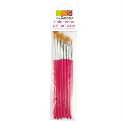 SCRAPCOOKING Pinceaux Alimentaires,  (x6)