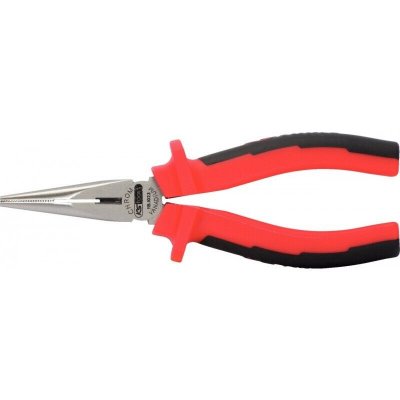 KS TOOLS Pinces &agrave; bec demi-rond ergotorque&reg; L.165 mm