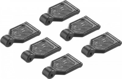 REELY Pinces de carrosserie avec poign&eacute;e  noir 6 pc(s)