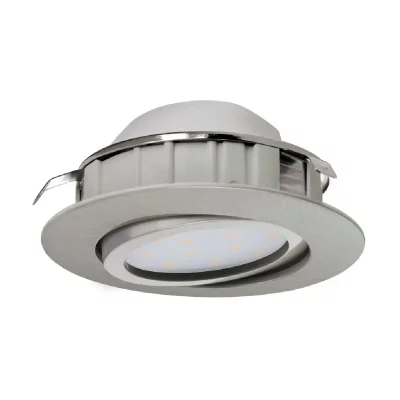 EGLO Pineda downlight encastr&eacute; ext&eacute;rieur led nickel satin&eacute;