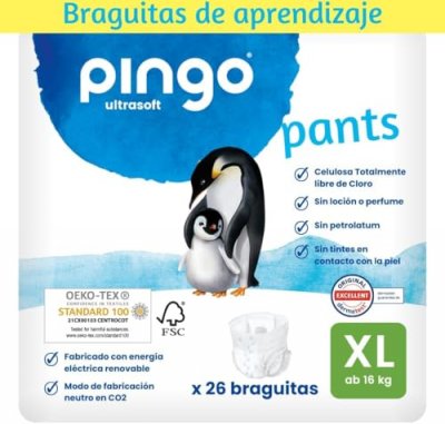 PINGO  Culottes d'Apprentissage XL - A partir de 16kg - 26 couches