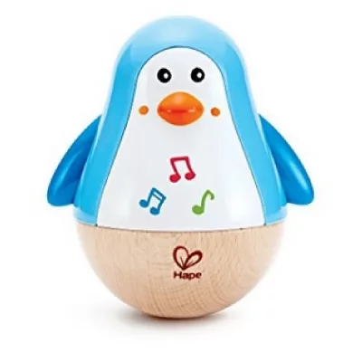 HAPE Pingouin Culbuto Musique Bleu 