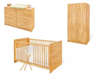 PINOLINO  Chambre d'enfant Natura, avec armoire 2 portes, extra large