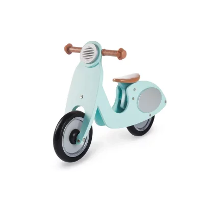 PINOLINO  Draisienne enfant 2 roues Vespa Wanda bois, vert menthe