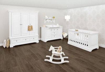  Pinolino Emilia Ensemble complet pour chambre de b&eacute;b&eacute; extra large Blanc