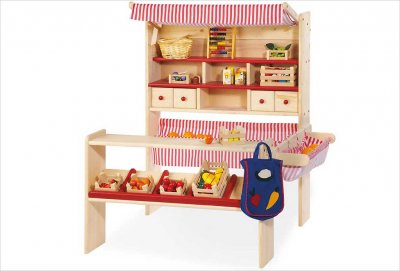 PINOLINO  Marchande Lucy bois, rouge
