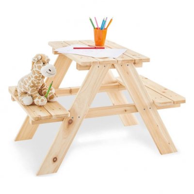 GENERIQUE Pinolino - Table picnic Nicki pour 2 enfants - brut