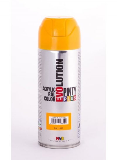 PINTY PLUS Pintyplus Evolution 520cc Ral 1028 Melon Yellow Spray Paint Orange