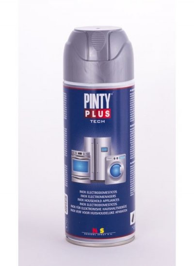 NOVASOL Pintyplus Tech Inox Appliances E150 Spray 520cc Spray Paint Argent&eacute;