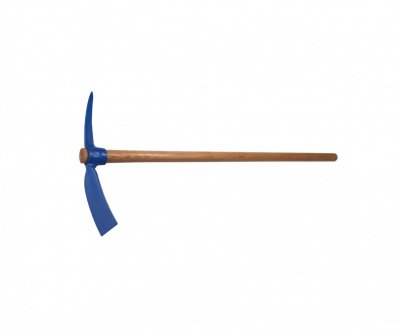 REVEX Pioche canton acier forg&eacute; manche bois L.100 cm - 