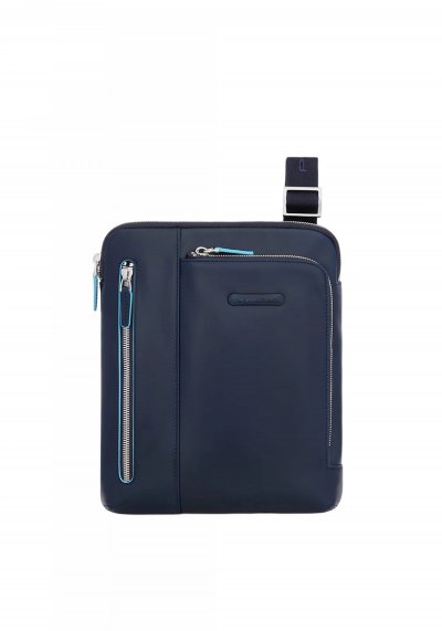 PIQUADRO   Sac bandouli&egrave;re, Bleu Cuir